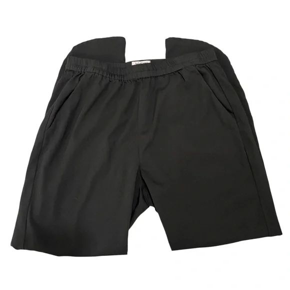 Marine Layer Allison Black Modal Blend Pull On Dolphin Hem Ankle Pants Women’s M - Picture 5 of 10